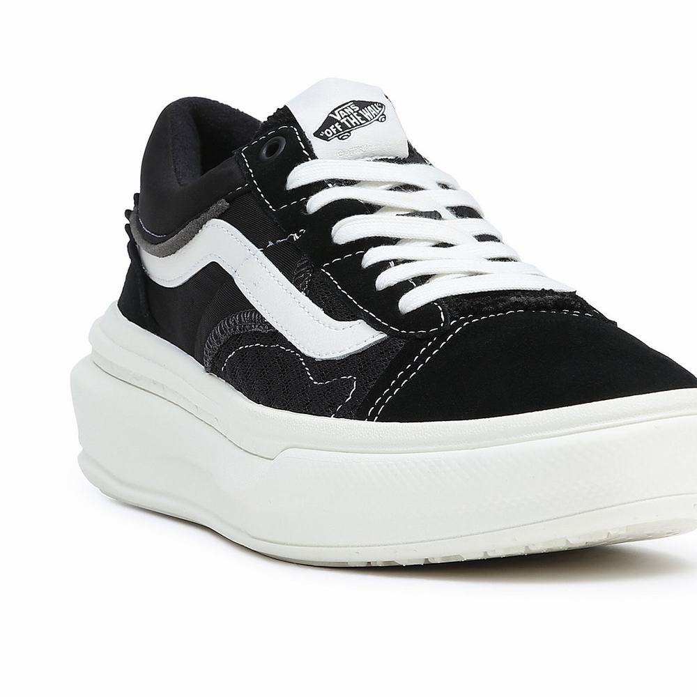 Women's Vans Old Skool Overt Plus CC Sneakers Black | USA21493